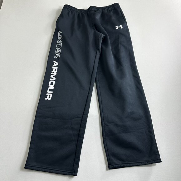 Under‎ Armour Gray Sweatpants Fleece Loose Joggers Youth Boys Size YXL - Picture 1 of 6